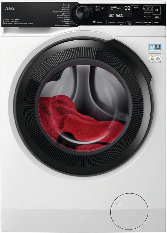 AEG Waschtrockner 7000 1600 LWR7E70610, Gewicht 11,0 kg Waschen, Serie ProSteam, energiesparend, Mengenautomatik, Nachlegefunktion, Kindersicherung
