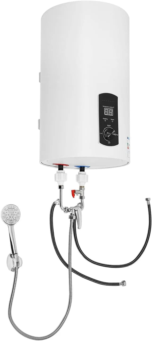 Warmwasserbereiter IPX4, Warmwasserspeicher 30L 2000W, Elektrischer für Dusche und Küche Boiler 230V
