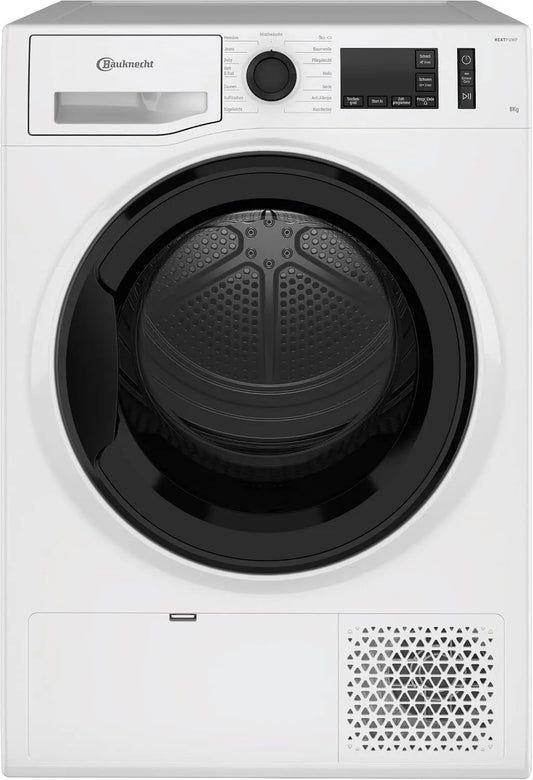 Bauknecht Wärmepumpentrockner M11, Gewicht 8kg, EasyCleaning-Filter, Baby-Programm, Kuscheltier Programm, Crease Care, T Soft 82 N, EEK A++