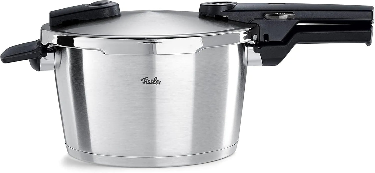 Fissler Vitaquick, Fassungsvermögen 4,5 L, Ø 22 cm, 2-Garstufen, Schnellkochtopf, Edelstahl-Dampfkochtopf, Made in Germany, Induktion
