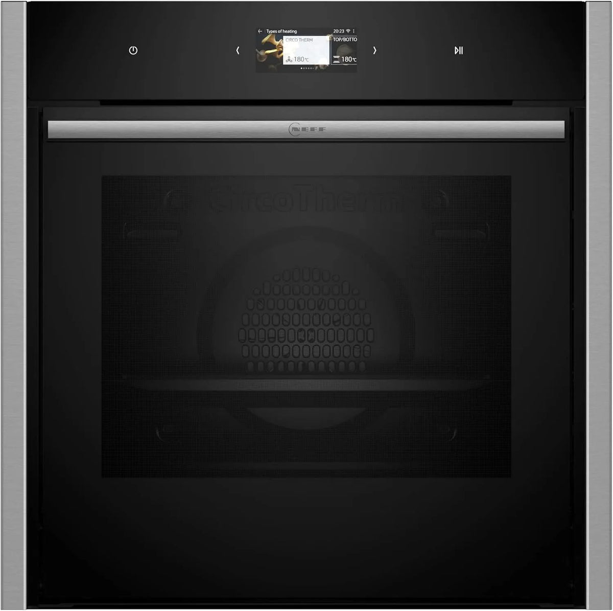 Neff Backofen B64CS71N0, Integrierbarer 60 x 60cm, Slide&Hide, Automatikprogramme, in Schwarz, N 90, Einbau, Made in Germany, Soft Open & Close