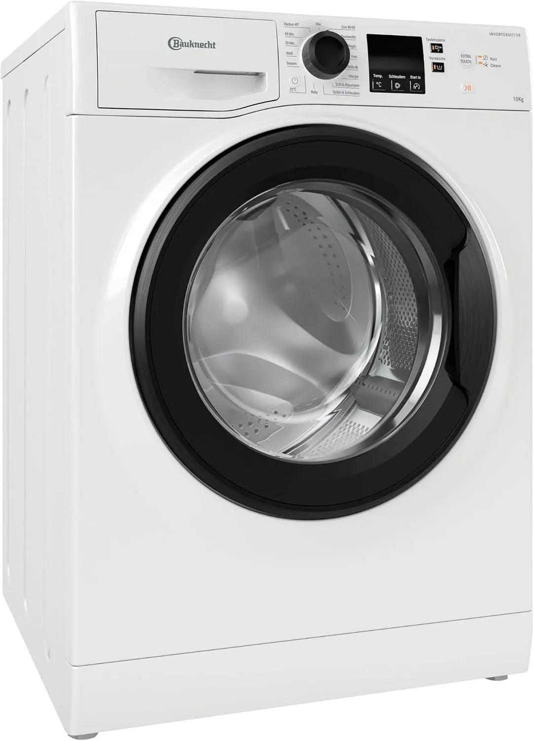 Bauknecht Waschmaschine BPW 1014 A, Gewicht 10 kg, Kurz 45, Kurz 30, Frontbeladung, Clean Plus, Anti-Allergie Plus, Dynamic Inverter-Motor