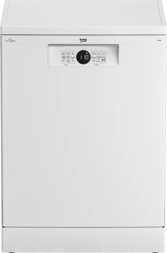 Beko Geschirrspüler BDFN26430W, Breite 60 cm, 6 Programm, für 14 Maßgedecke, 4 Zusatzfunktionen, 3 Spülebenen, Programm für Halbe Beladung, SelfDry