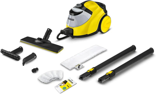 Kärcher Dampfreiniger, Dampfdruck: 4,2 bar, Aufheizzeit: 3 min., inklusive. Bodenreinigungsset EasyFix und Düsen, Tank: 0,5 l + 1,5 l