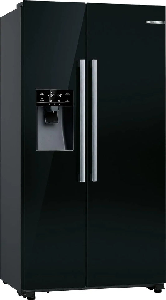 Bosch Kühlschrank KAD93ABEP, Maße 178,7 x 90,8 cm, Eis- und Wasserspender mit Wasseranschluss, XXL-Fassungsvermögen, No Frost