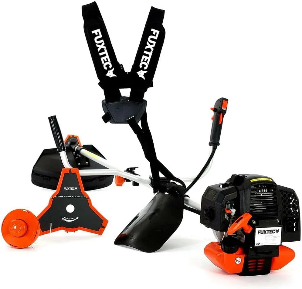 Fuxtec Motorsense FX-MS152 2in1, getestet in der Oberklasse mit Note 1,4 Easy Starter, Benzin mit 52 cc, Multitool