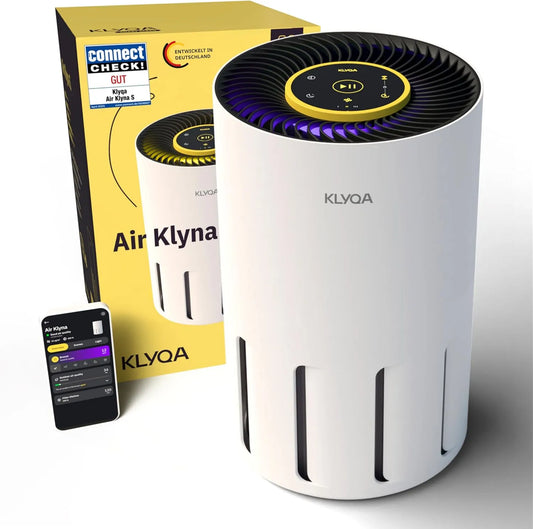 Luftreiniger, Staub & Pollen I 300 CADR I 21,5Db Geräuscharmer Luftfilter I, Smart Air purifier gegen Tierhaar I Server in DE
