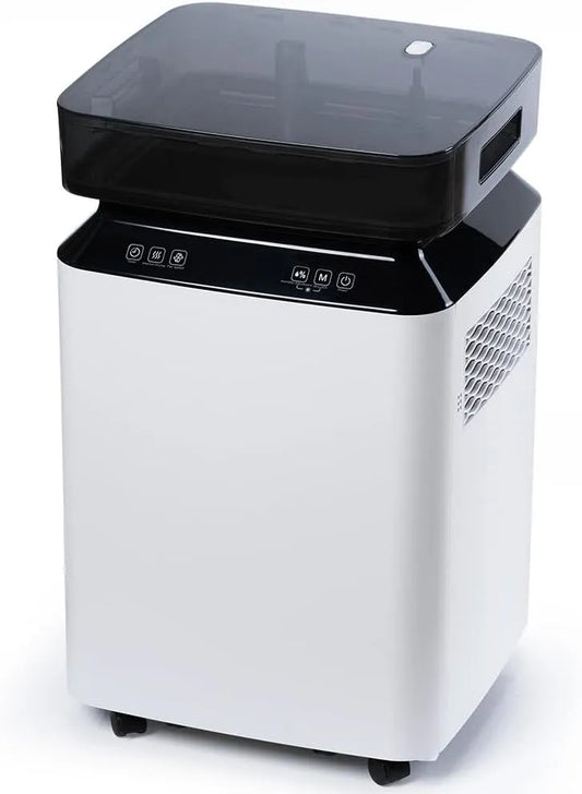 Luftentfeuchter, Tag Kompressor-Entfeuchter mit Schlauch 8L Tank 400m³, Elektrisch mit Pumpe: 80L, 80L/Tag, 400m³/h, Fassungsvermögen 80L, Wohnung