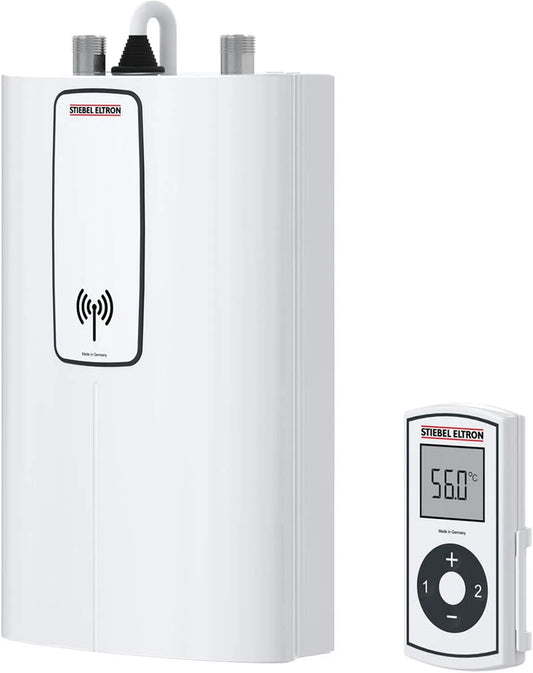 Elektronischer Kompakt-Durchlauferhitzer DCE 11/13 RC 230771 STIEBEL ELTRON, Festanschluss 400 V, solargeeignet, VDE geprüft, Made in Germany
